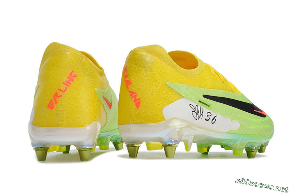 Men's Nike Phantom GX Elite SG Football Boots - Green/Black/Yellow 6