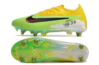 Men's Nike Phantom GX Elite SG Football Boots - Green/Black/Yellow