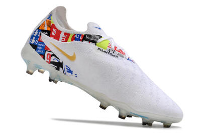 Men's Harry Kane X Nike Phantom GX Elite FG Football Boots - White/Rainbow