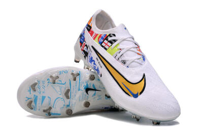 Men's Harry Kane X Nike Phantom GX Elite FG Football Boots - White/Rainbow