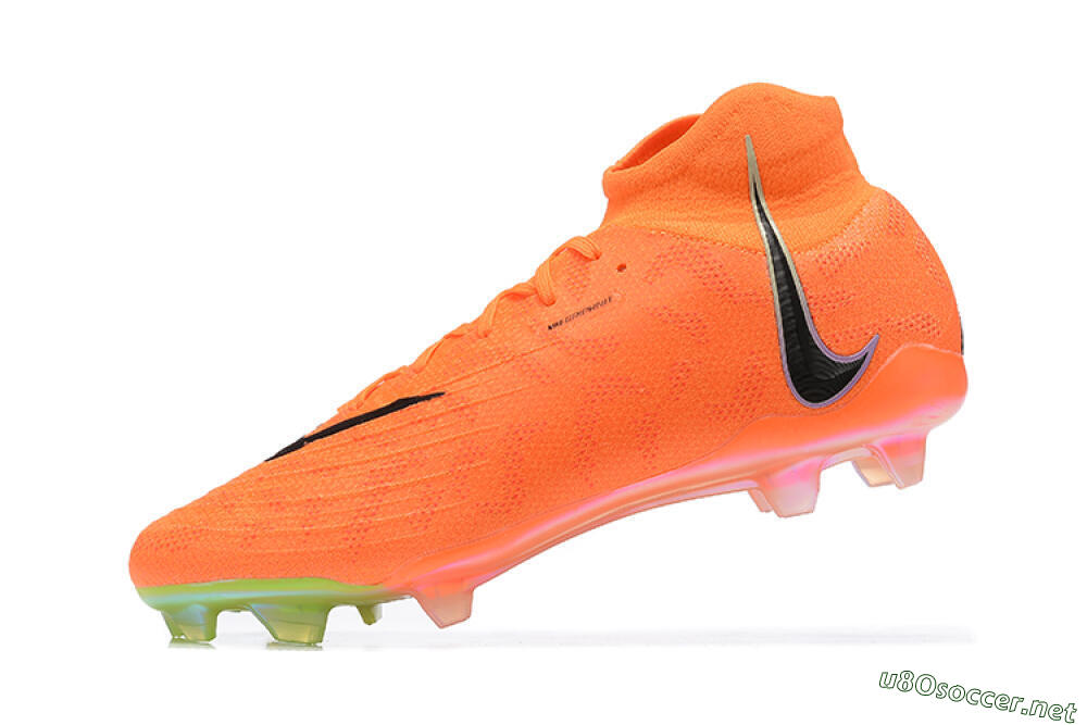 Men's Nike Phantom Luna Elite FG Football Boots - Orange/Black/Green 7