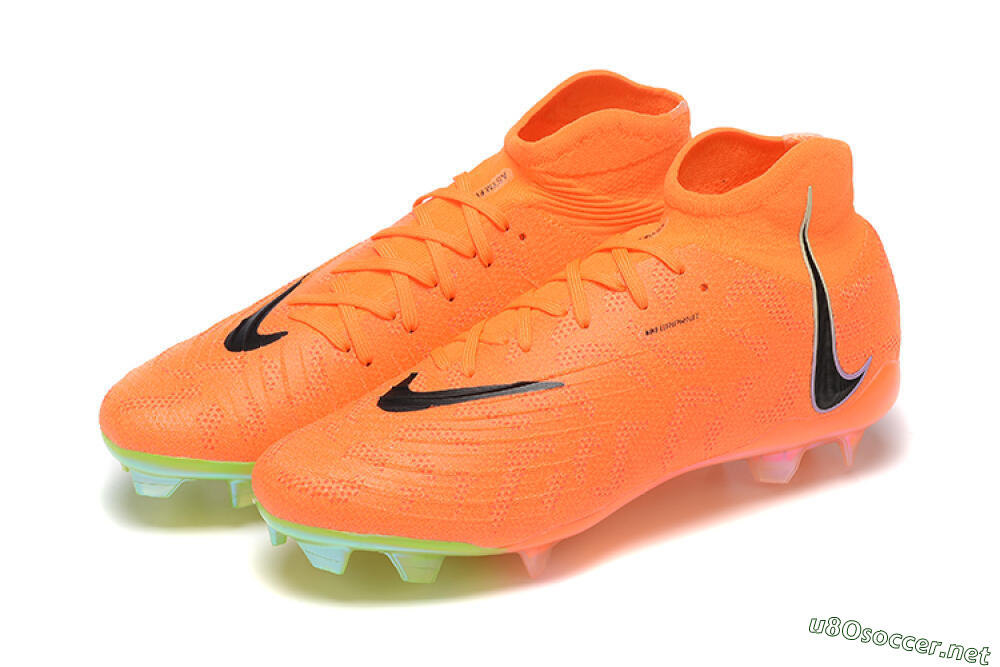 Men's Nike Phantom Luna Elite FG Football Boots - Orange/Black/Green 9