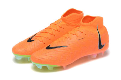 Men's Nike Phantom Luna Elite FG Football Boots - Orange/Black/Green