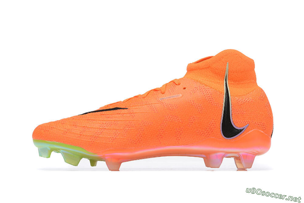 Men's Nike Phantom Luna Elite FG Football Boots - Orange/Black/Green 0