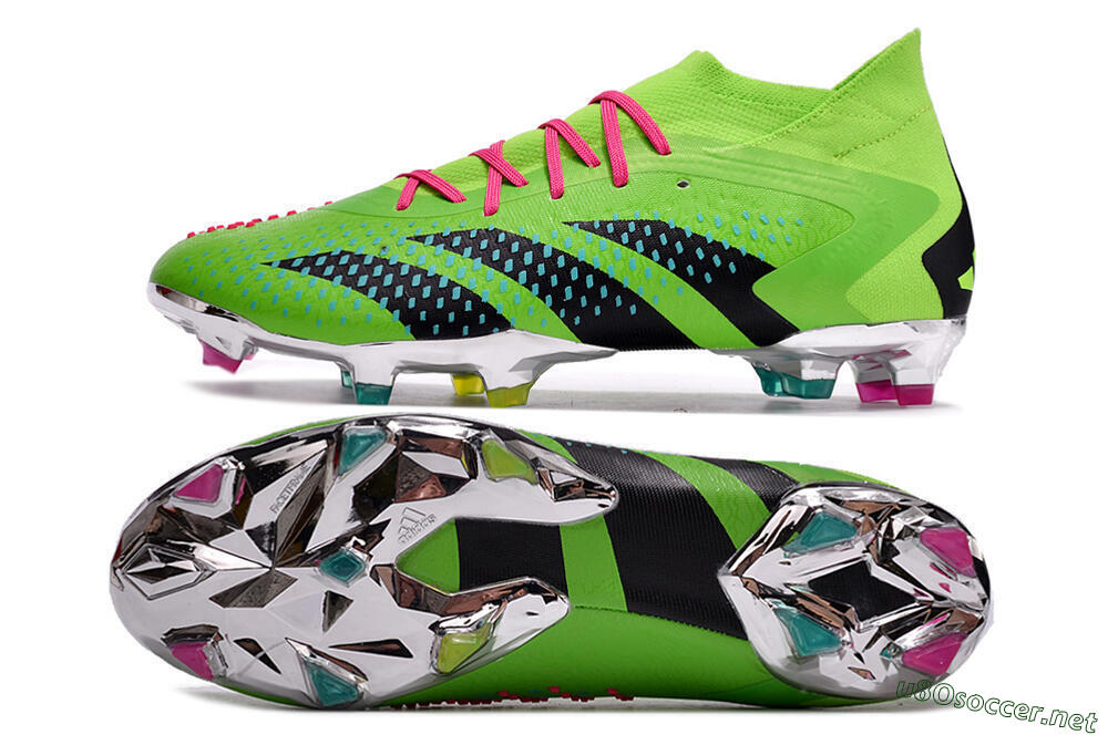 Men's Adidas Predator Accuracy.1 FG Football Boots - Green/Blue/Black 1