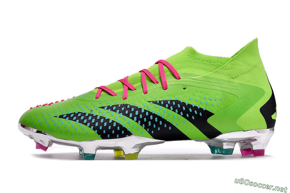 Men's Adidas Predator Accuracy.1 FG Football Boots - Green/Blue/Black 0