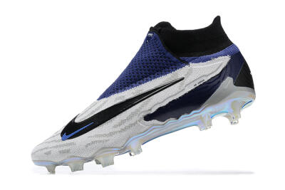 Men's Nike Phantom GX Elite DF FG Football Boots - White/Black/Blue