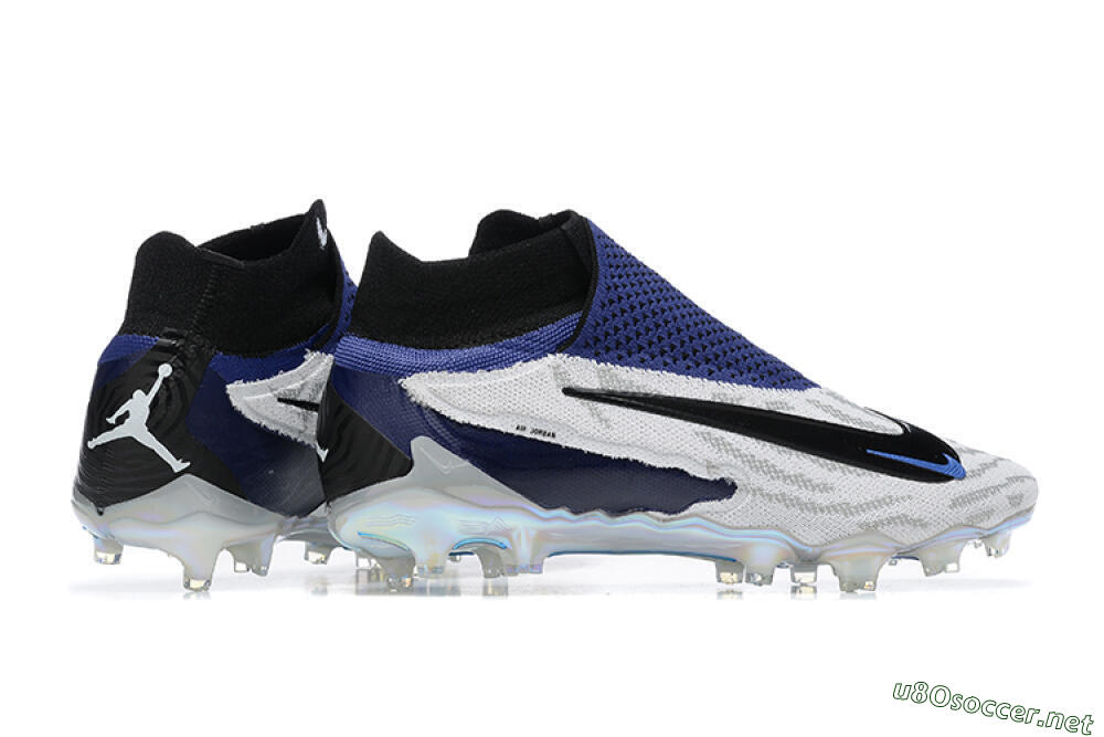 Men's Nike Phantom GX Elite DF FG Football Boots - White/Black/Blue 8