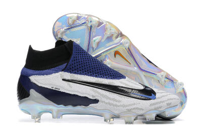 Men's Nike Phantom GX Elite DF FG Football Boots - White/Black/Blue