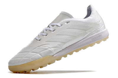 Men's Adidas Copa Pure.3 TF Football Shoes - White/White