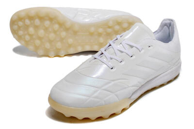 Men's Adidas Copa Pure.3 TF Football Shoes - White/White