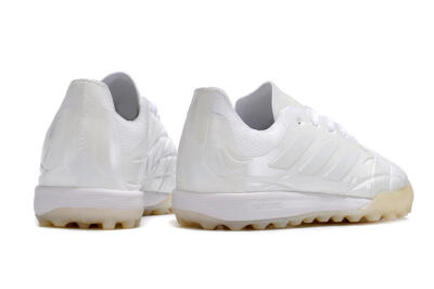Men's Adidas Copa Pure.3 TF Football Shoes - White/White