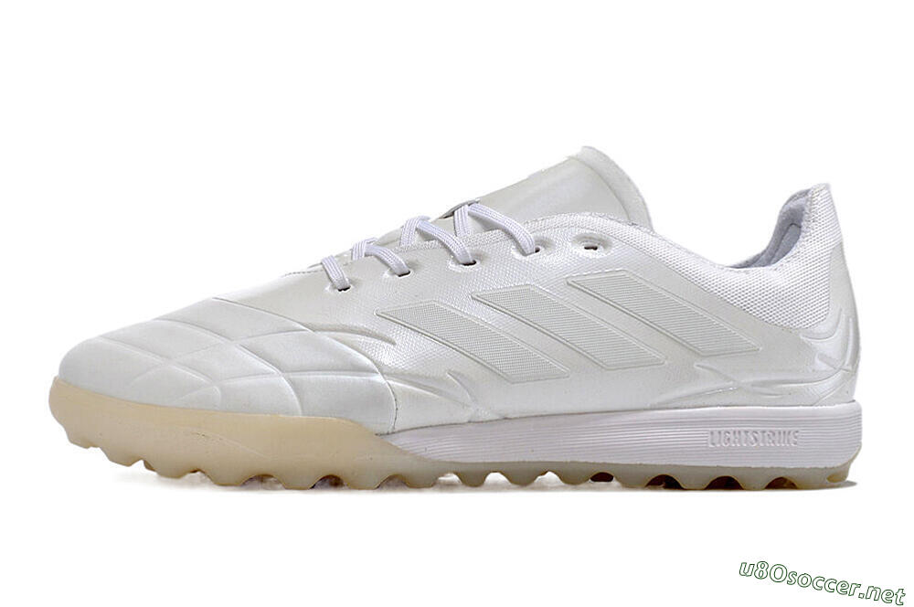 Men's Adidas Copa Pure.3 TF Football Shoes - White/White 0