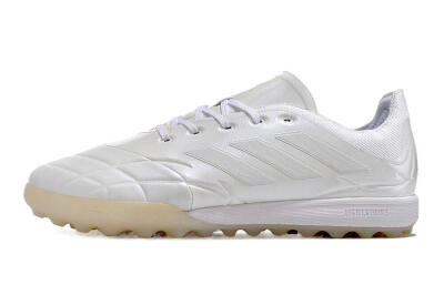 Men's Adidas Copa Pure.3 TF Football Shoes - White/White