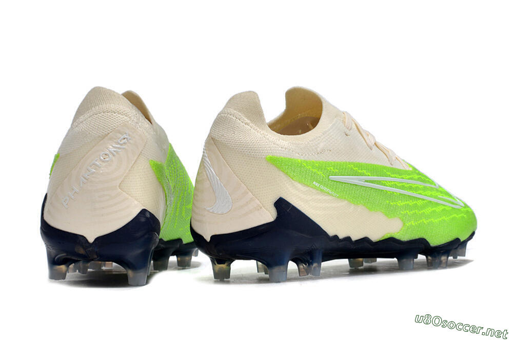 Men's Nike Phantom GX Elite FG Football Boots - Green/White/Beige 6