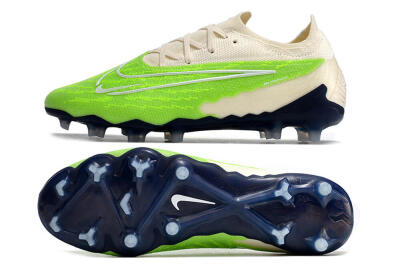 Men's Nike Phantom GX Elite FG Football Boots - Green/White/Beige
