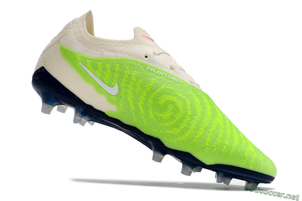 Men's Nike Phantom GX Elite FG Football Boots - Green/White/Beige 4