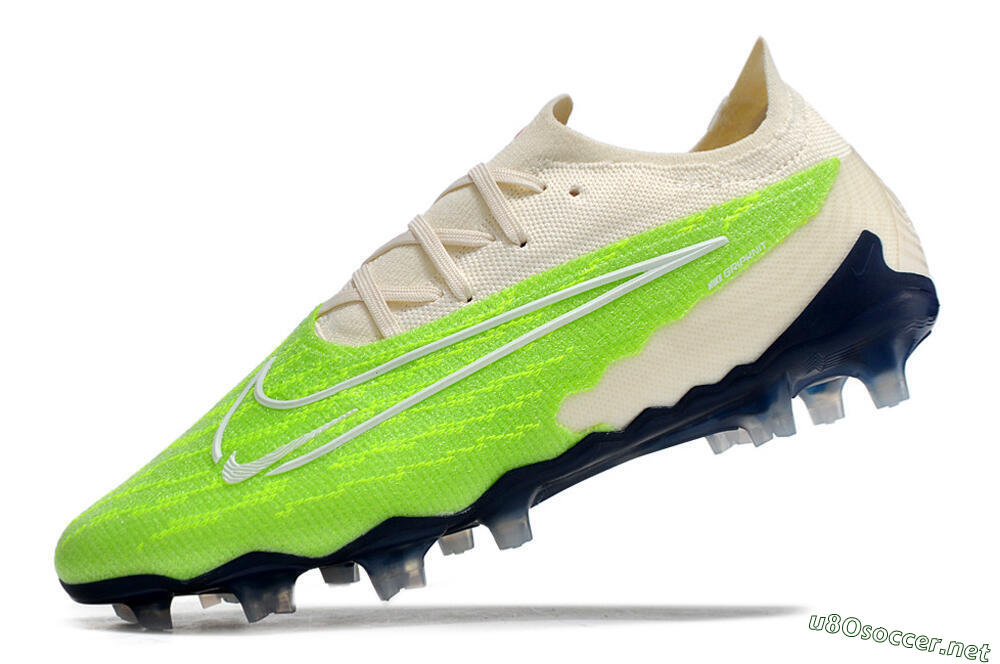 Men's Nike Phantom GX Elite FG Football Boots - Green/White/Beige 5