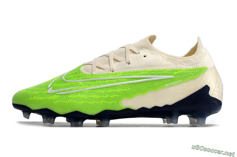 Men's Nike Phantom GX Elite FG Football Boots - Green/White/Beige 0