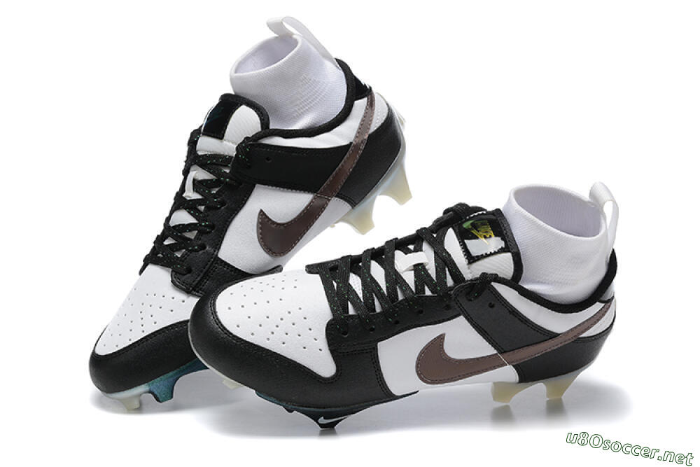Men's Nike Mercurial Vapor Ede Dunk Panda FG Football Boots - White/Black/Brown 5