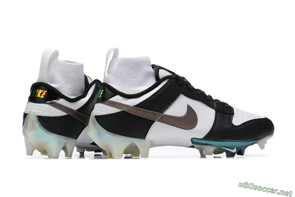 Men's Nike Mercurial Vapor Ede Dunk Panda FG Football Boots - White/Black/Brown 8