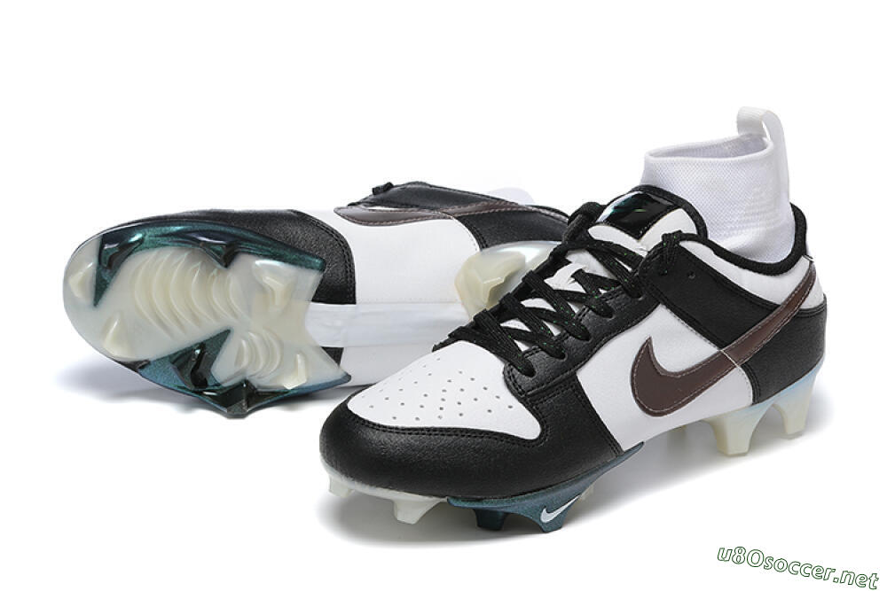 Men's Nike Mercurial Vapor Ede Dunk Panda FG Football Boots - White/Black/Brown 3