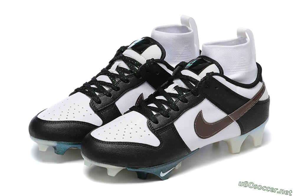 Men's Nike Mercurial Vapor Ede Dunk Panda FG Football Boots - White/Black/Brown 9