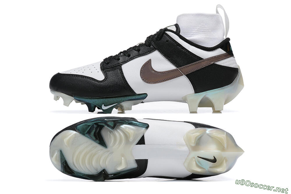 Men's Nike Mercurial Vapor Ede Dunk Panda FG Football Boots - White/Black/Brown 1