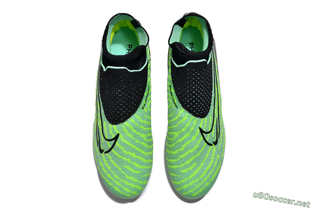 Unisex Nike Phantom GX Elite DF FG Football Boots - Green/Black/White 4