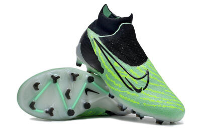 Unisex Nike Phantom GX Elite DF FG Football Boots - Green/Black/White