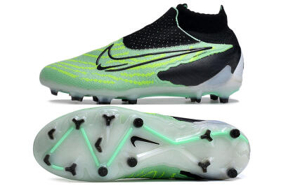 Unisex Nike Phantom GX Elite DF FG Football Boots - Green/Black/White
