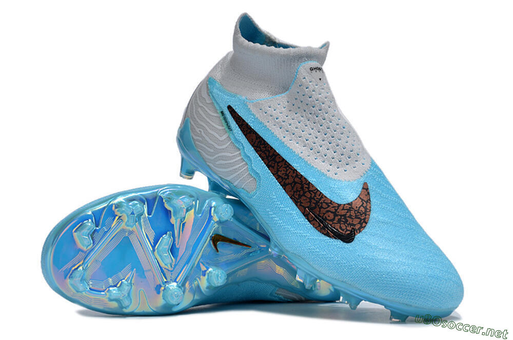 Unisex Nike Phantom GX Elite DF FG Football Boots - Blue/White/Black 3