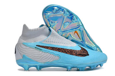 Unisex Nike Phantom GX Elite DF FG Football Boots - Blue/White/Black