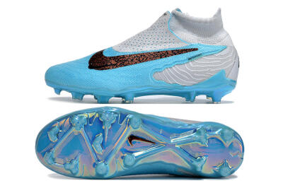 Unisex Nike Phantom GX Elite DF FG Football Boots - Blue/White/Black