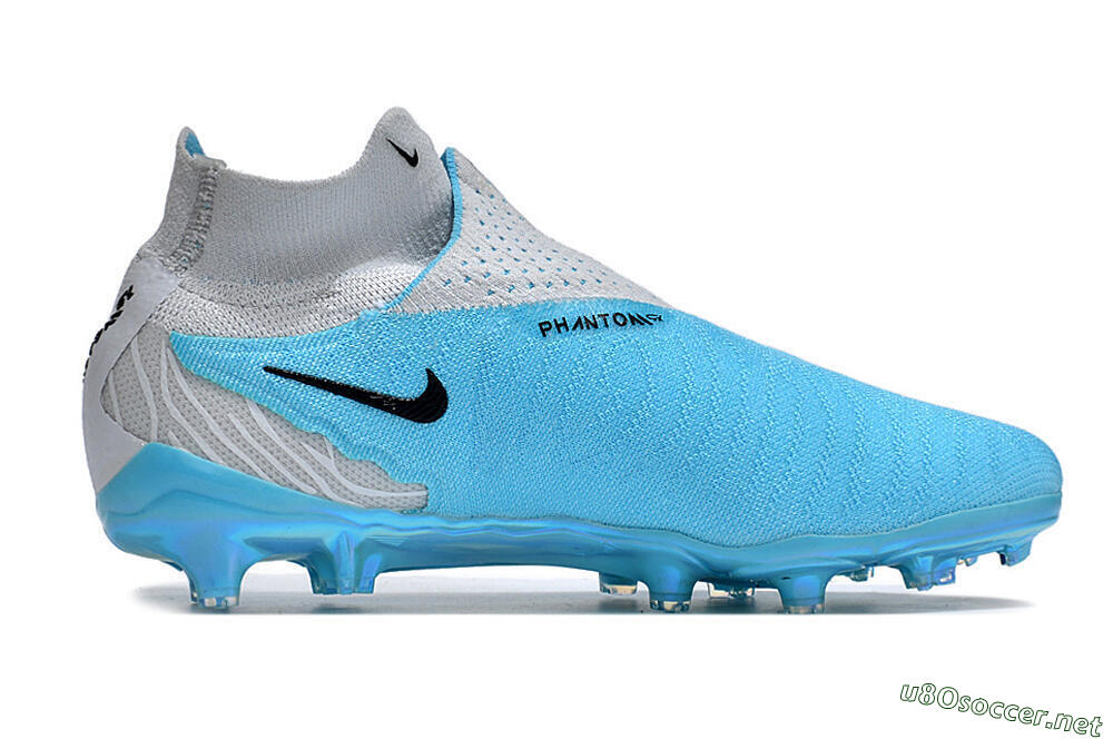 Unisex Nike Phantom GX Elite DF FG Football Boots - Blue/White/Black 7