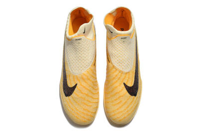 Unisex Nike Phantom GX Elite DF Link TF Football Shoes - Yellow/Black/Brown