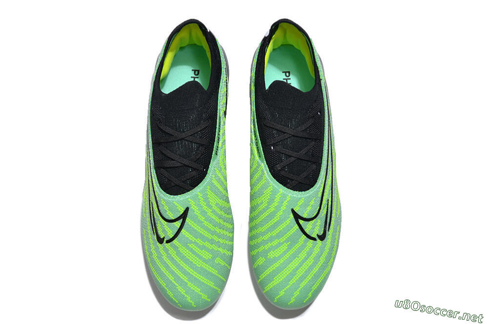 Unisex Nike Phantom GX Elite FG Football Boots - Green/Black 4