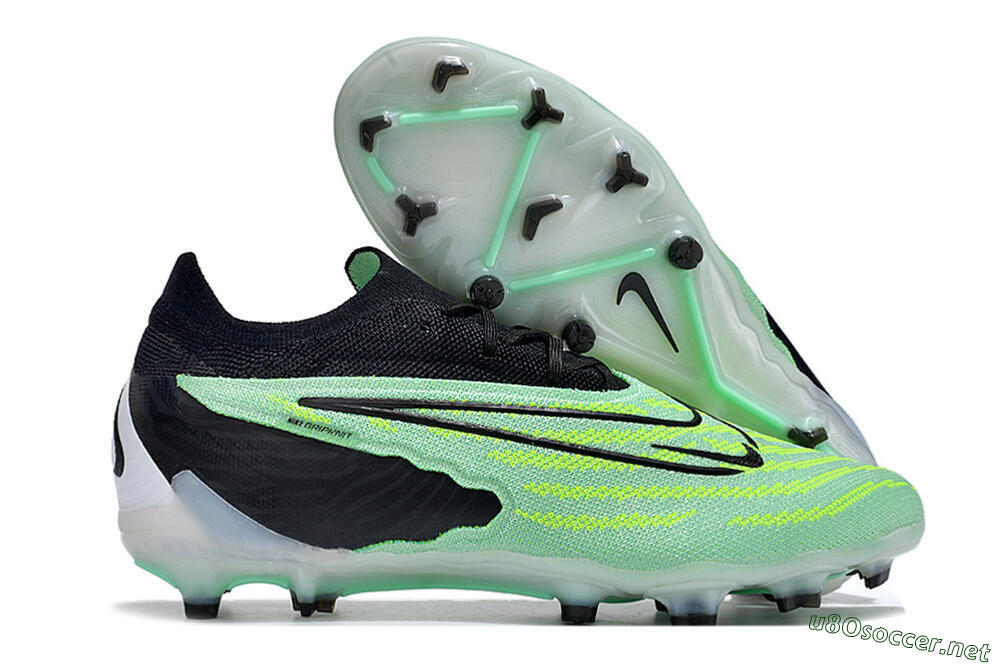 Unisex Nike Phantom GX Elite FG Football Boots - Green/Black 2