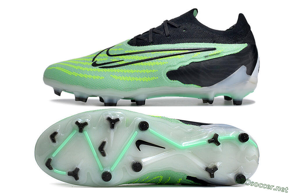 Unisex Nike Phantom GX Elite FG Football Boots - Green/Black 1