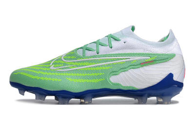 Unisex Nike Phantom GX Elite FG Football Boots - Green/White/Blue