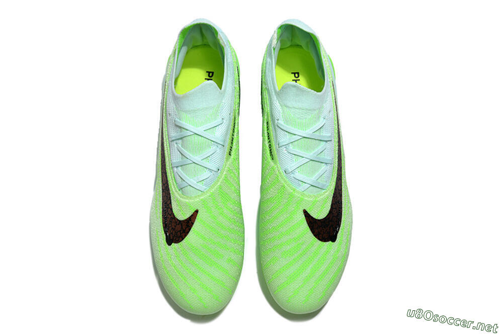 Unisex Nike Phantom GX Elite FG Football Boots - Green/Black/Gold 4