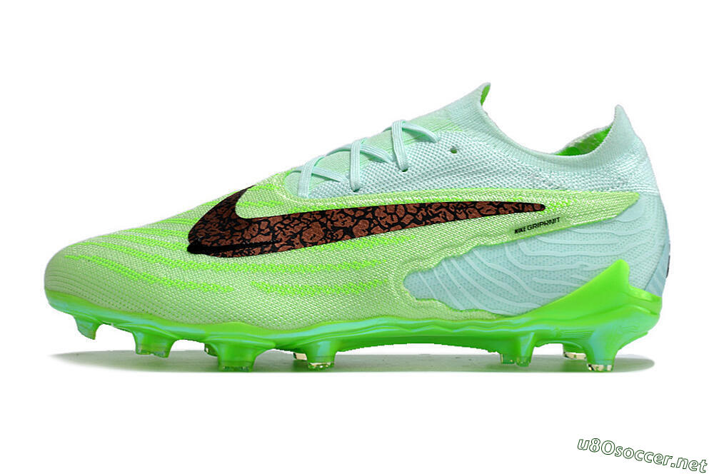 Unisex Nike Phantom GX Elite FG Football Boots - Green/Black/Gold 0