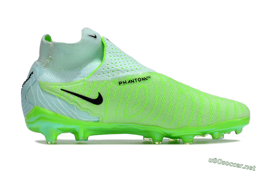 Unisex Nike Phantom GX DF Elite FG Football Boots - Green/Black/Brown 7