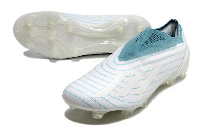 Men's Adidas X Speedportal+ FG Football Boots - White/Blue