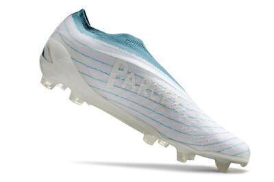 Men's Adidas X Speedportal+ FG Football Boots - White/Blue