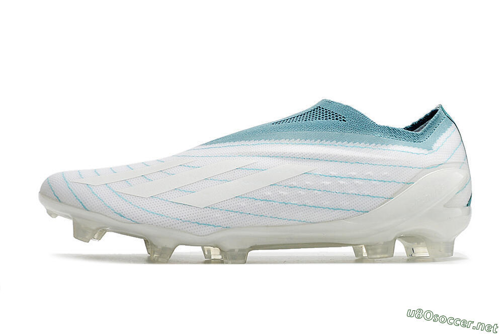 Men's Adidas X Speedportal+ FG Football Boots - White/Blue 0