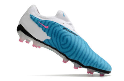 Unisex Nike Phantom GX Academy FG Football Boots - Blue/White/Pink