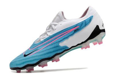 Unisex Nike Phantom GX Academy FG Football Boots - Blue/White/Pink
