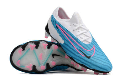 Unisex Nike Phantom GX Academy FG Football Boots - Blue/White/Pink