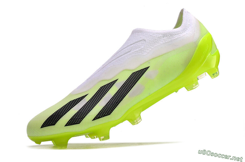 Men's Adidas X Crazyfast.1 LL FG Football Boots - Green/Black/White 5